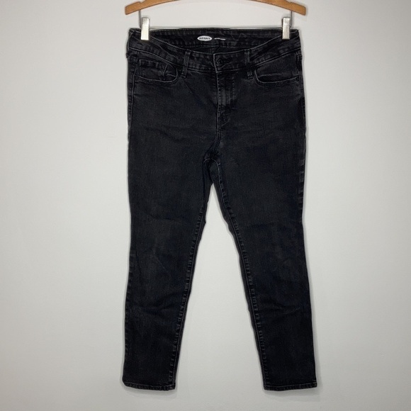 Old Navy Denim - Old Navy pop icon skinny black jeans size 10S
